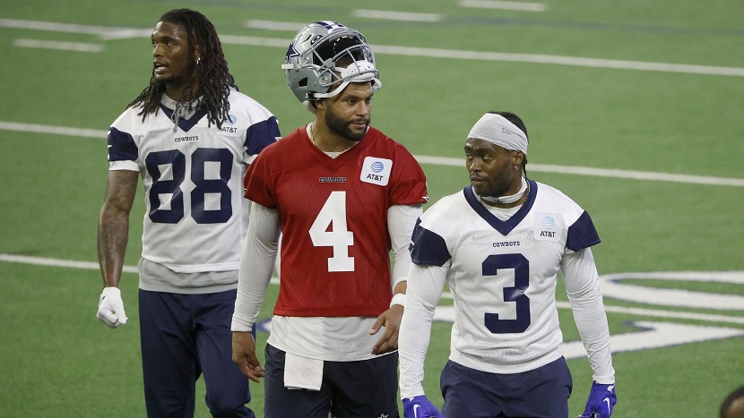 Quarterbacken Dak Prescott tillbringade sju år med Dallas Cowboys